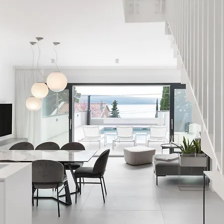 New Modern By The Sea, Magical View, A Few Minutes From The - By Traveler Tourist Agency Krk - Id 2000 Vila