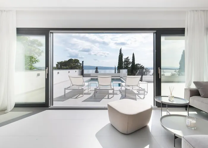 New Modern By The Sea, Magical View, A Few Minutes From The - By Traveler Tourist Agency Krk - Id 2000 Villa Dramalj