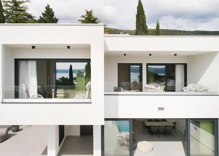 New Modern By The Sea, Magical View, A Few Minutes From The - By Traveler Tourist Agency Krk - Id 2000 *